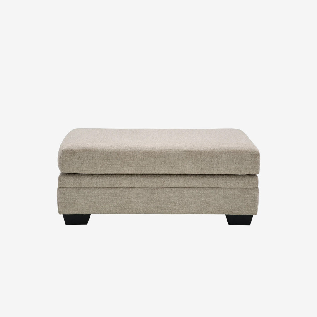 5950414 Stonemeade Accent Ottoman In Fabric Upholstery - Taupe | Signature Design By Ashley