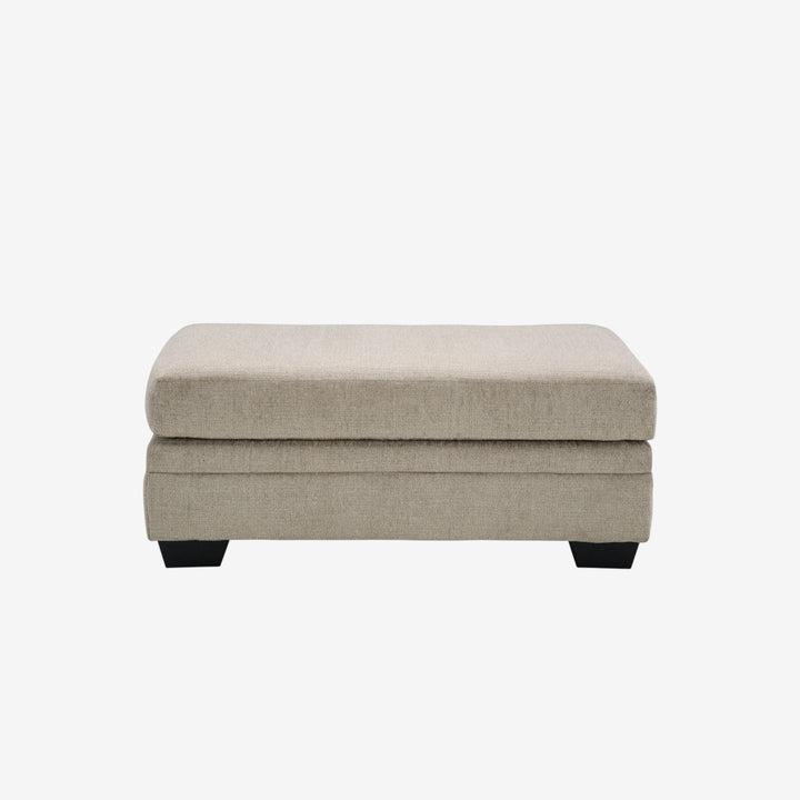 5950414 Stonemeade Accent Ottoman In Fabric Upholstery - Taupe | Signature Design By Ashley
