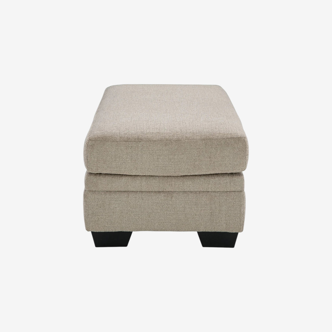 5950414 Stonemeade Accent Ottoman In Fabric Upholstery - Taupe | Signature Design By Ashley