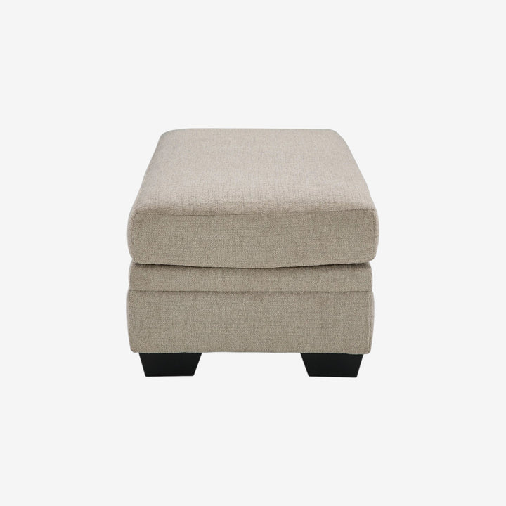 5950414 Stonemeade Accent Ottoman In Fabric Upholstery - Taupe | Signature Design By Ashley
