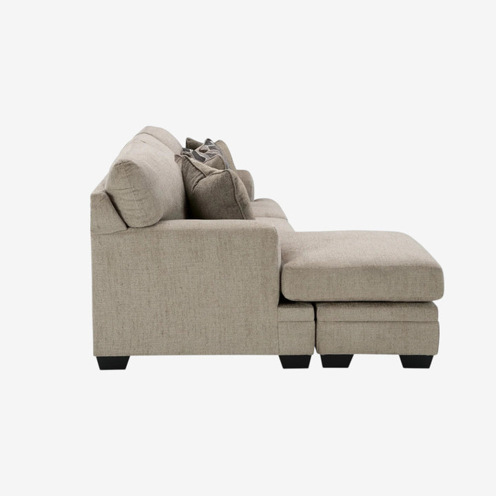 5950418 Stonemeade Reversible Sectional Sofa In Fabric Upholstery - Taupe | Signature Design By Ashley