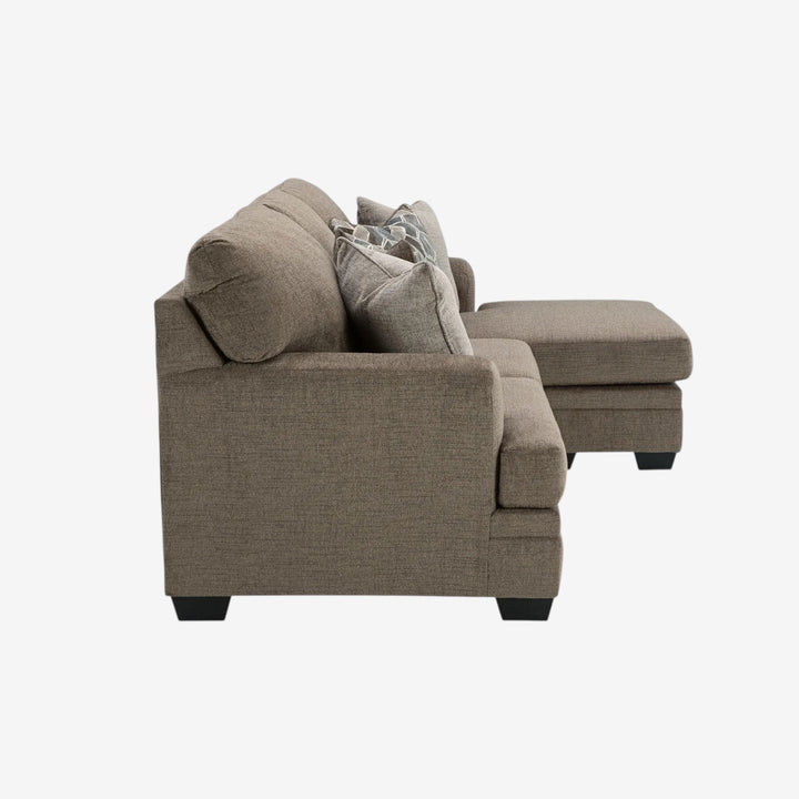 5950518 Stonemeade Reversible Sectional Sofa In Fabric Upholstery - Nutmeg | Signature Design By Ashley