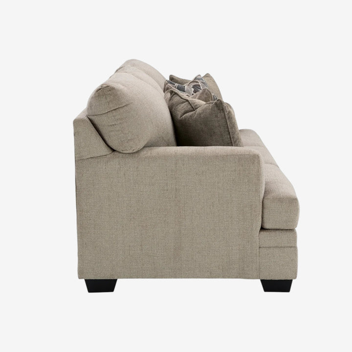 5950438 Stonemeade Stationary Sofa In Fabric Upholstery - Taupe | Signature Design By Ashley