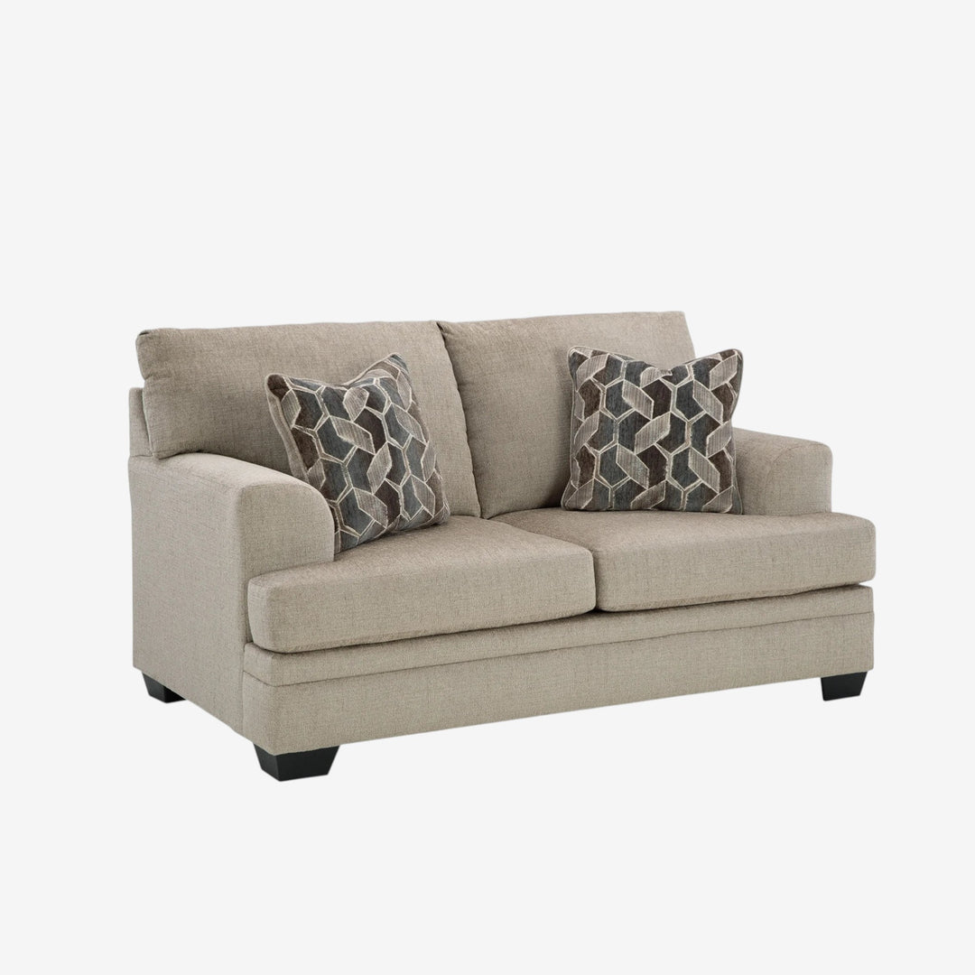 5950435 Stonemeade Loveseat In Fabric Upholstery - Taupe | Signature Design By Ashley