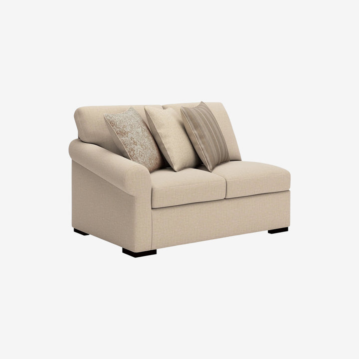 LadyMae 4-Piece Fabric Sectional Sofa With Chaise - Twill | Benchcraft By Ashley