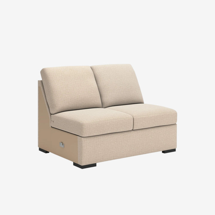 LadyMae 4-Piece Fabric Sectional Sofa With Chaise - Twill | Benchcraft By Ashley