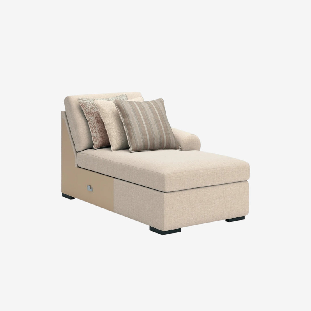 LadyMae 4-Piece Fabric Sectional Sofa With Chaise - Twill | Benchcraft By Ashley