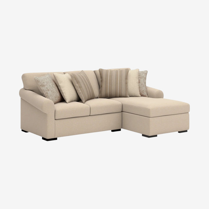 LadyMae 2-Piece Fabric Sectional Sofa With Chaise - Twill | Benchcraft By Ashley