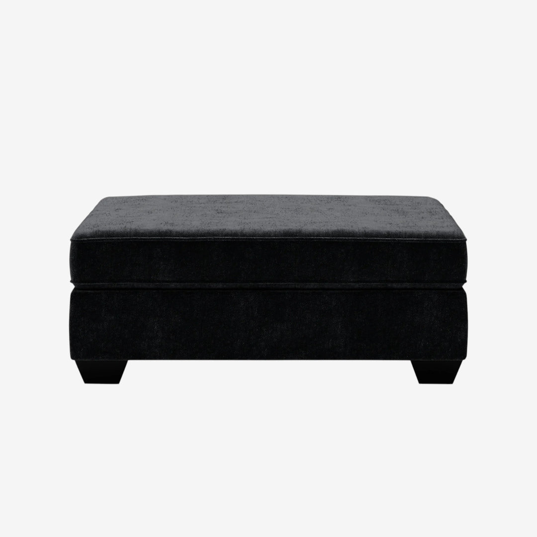 5960308 Lavernett Oversized Accent Ottoman In Fabric Upholstery - Charcoal | Signature Design By Ashley