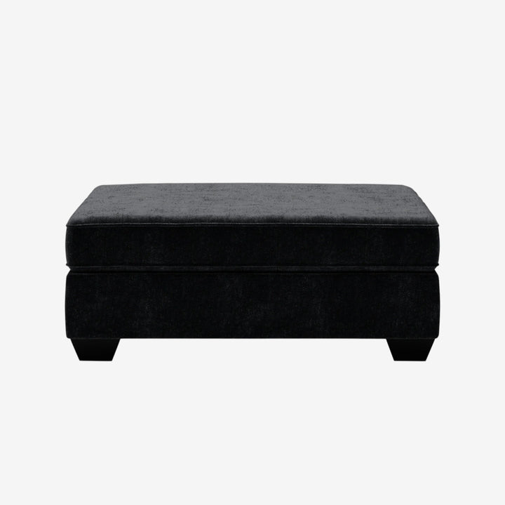5960308 Lavernett Oversized Accent Ottoman In Fabric Upholstery - Charcoal | Signature Design By Ashley