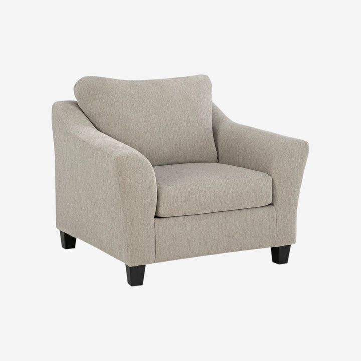 5980323 Willarae Oversized Armchair In Fabric Upholstery - Taupe | Benchcraft By Ashley