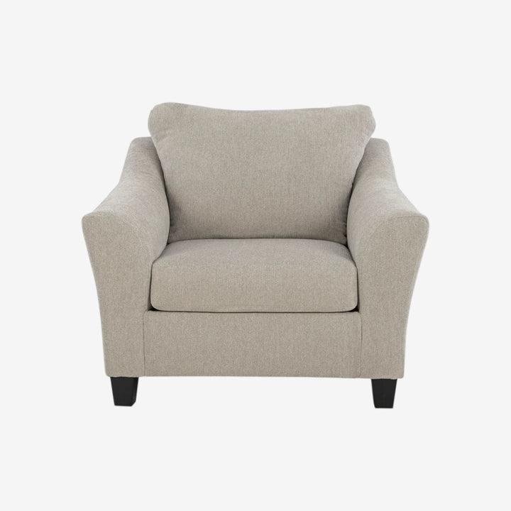 5980323 Willarae Oversized Armchair In Fabric Upholstery - Taupe | Benchcraft By Ashley