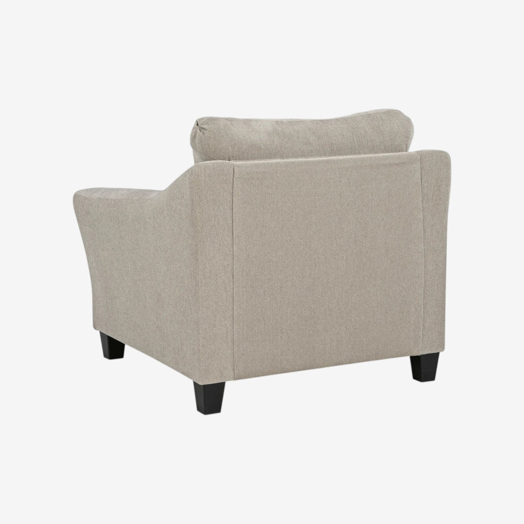 5980323 Willarae Oversized Armchair In Fabric Upholstery - Taupe | Benchcraft By Ashley