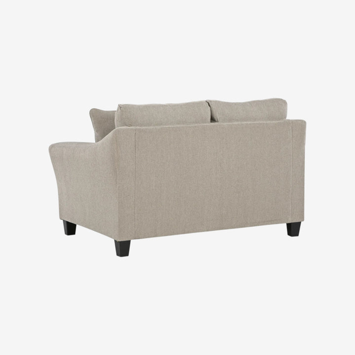 5980335 Willarae Loveseat In Fabric Upholstery - Taupe | Benchcraft By Ashley