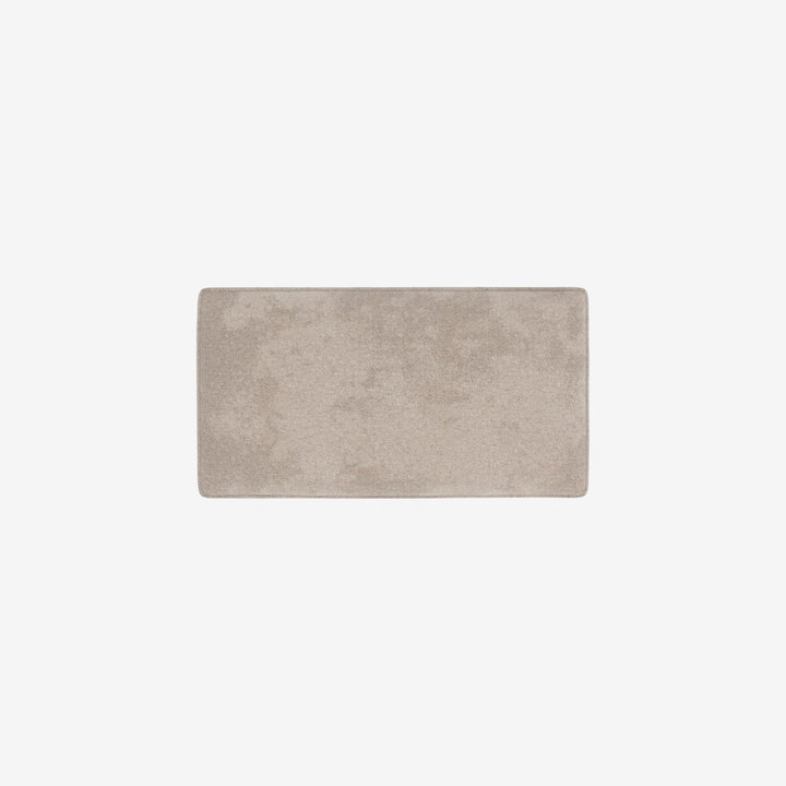 5990214 High Profile Accent Ottoman In Fabric Upholstery - Taupe | Benchcraft By Ashley