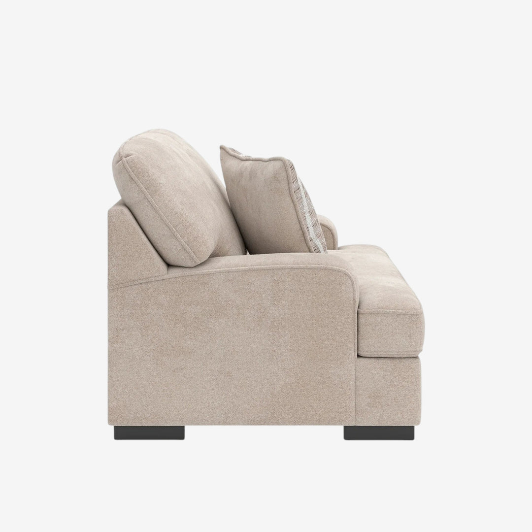 5990223 High Profile Oversized Armchair In Fabric Upholstery - Taupe | Benchcraft By Ashley