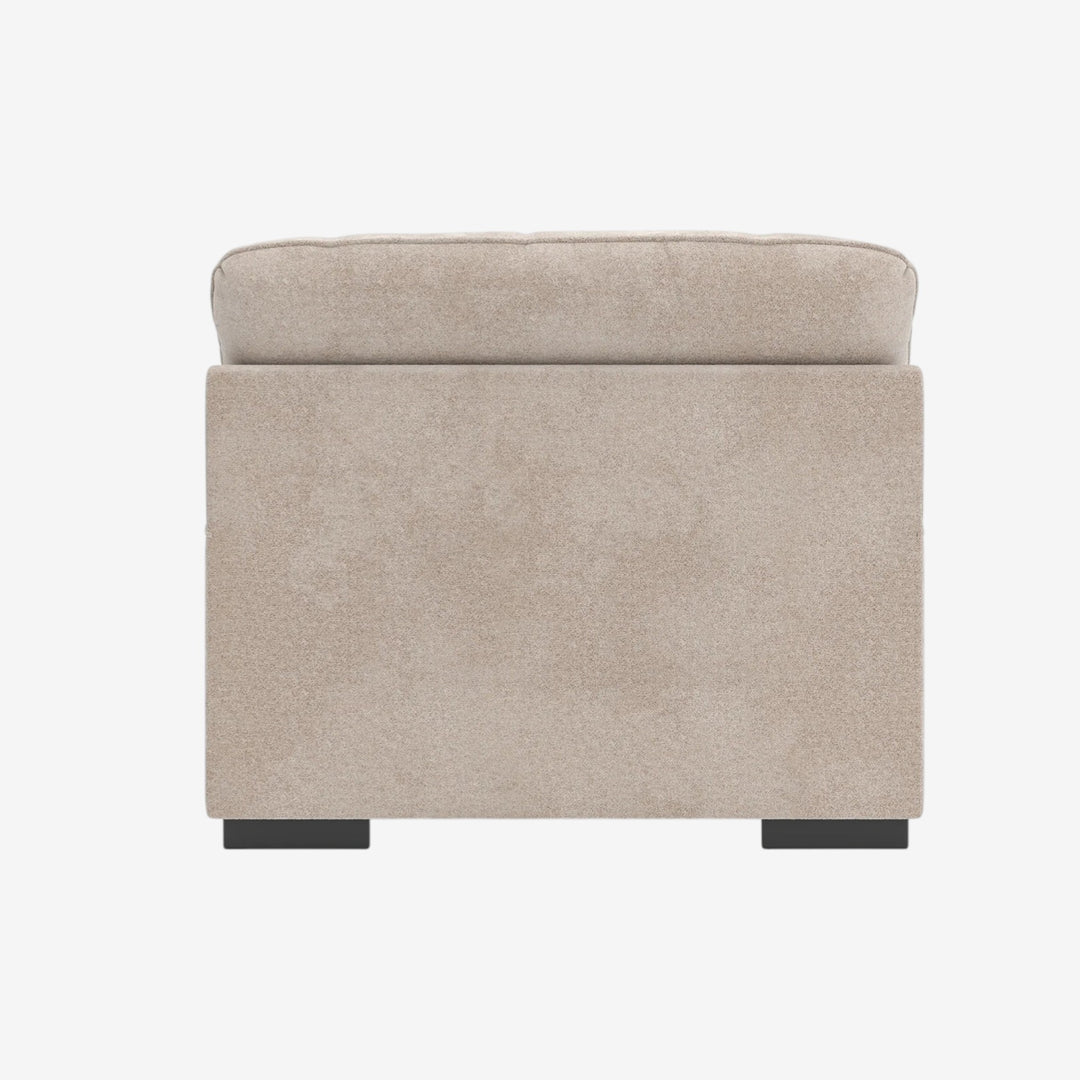 5990223 High Profile Oversized Armchair In Fabric Upholstery - Taupe | Benchcraft By Ashley