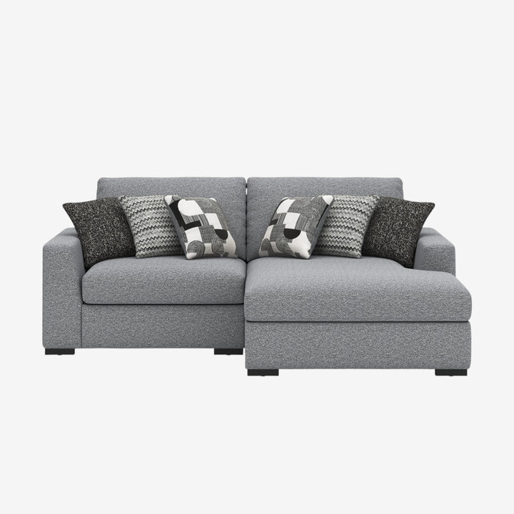 Bealton 2-Piece Fabric Sectional Sofa With Chaise - Salt and Pepper | Benchcraft By Ashley