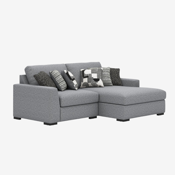 Bealton 2-Piece Fabric Sectional Sofa With Chaise - Salt and Pepper | Benchcraft By Ashley