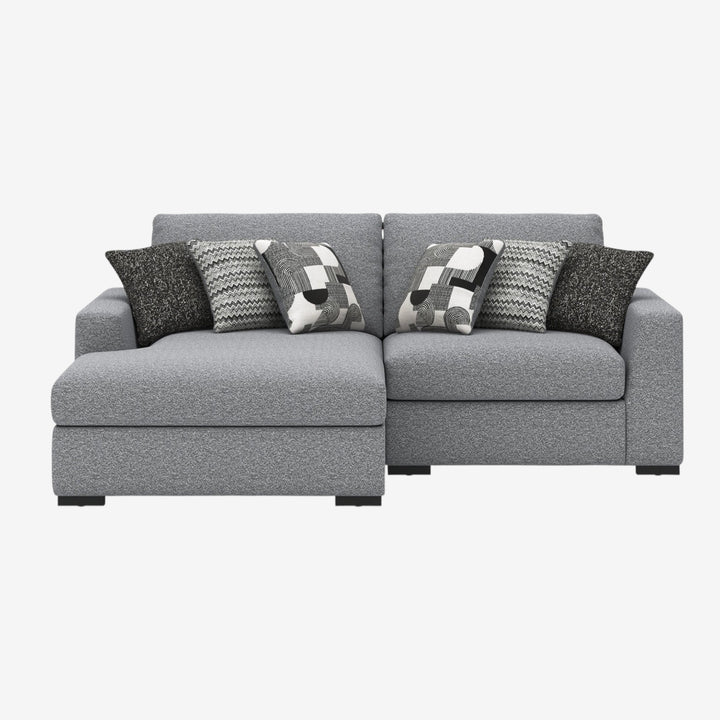 Bealton 2-Piece Fabric Sectional Sofa With Chaise - Salt and Pepper | Benchcraft By Ashley