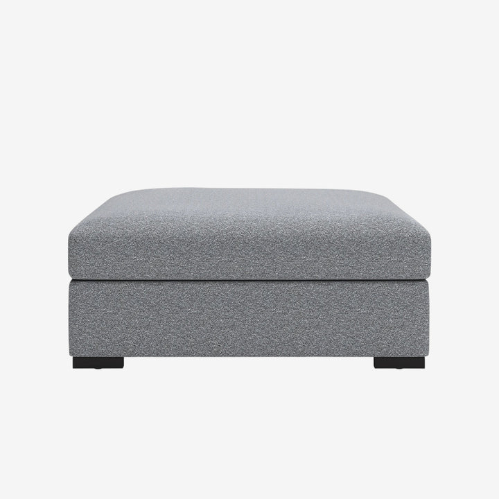 6130508 Bealton Oversized Accent Ottoman In Fabric Upholstery - Salt and Pepper | Benchcraft By Ashley