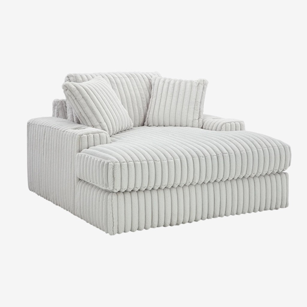 2590315 Stupendous Oversized Chaise In Fabric Upholstery - Alloy | Signature Design By Ashley