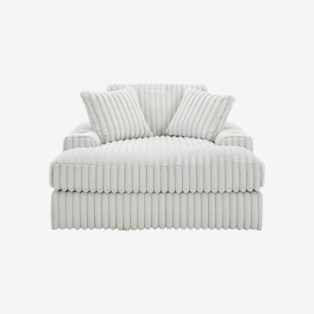 2590315 Stupendous Oversized Chaise In Fabric Upholstery - Alloy | Signature Design By Ashley