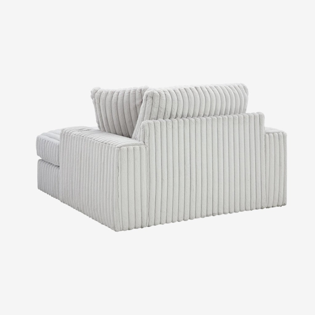 2590315 Stupendous Oversized Chaise In Fabric Upholstery - Alloy | Signature Design By Ashley