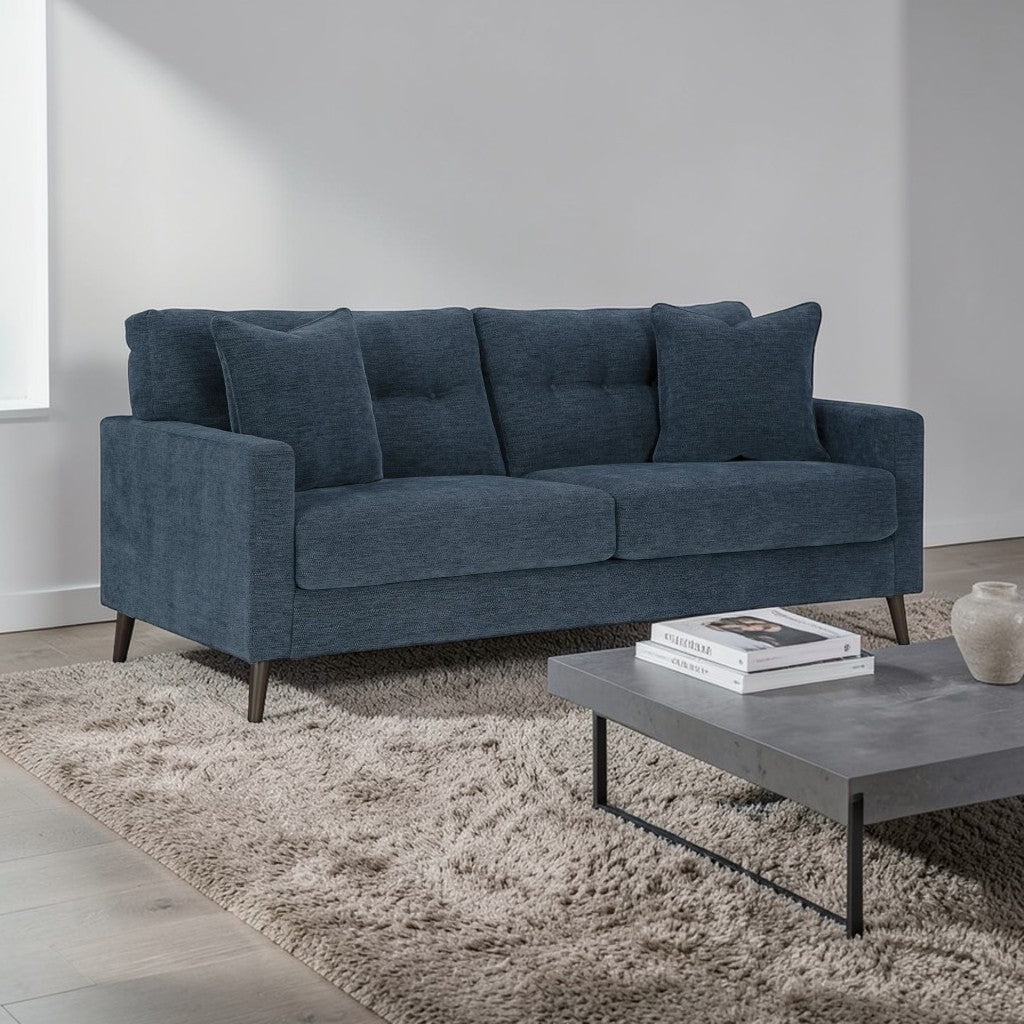 2610638 Bixler Stationary Sofa In Fabric Upholstery - Navy | Signature Design By Ashley