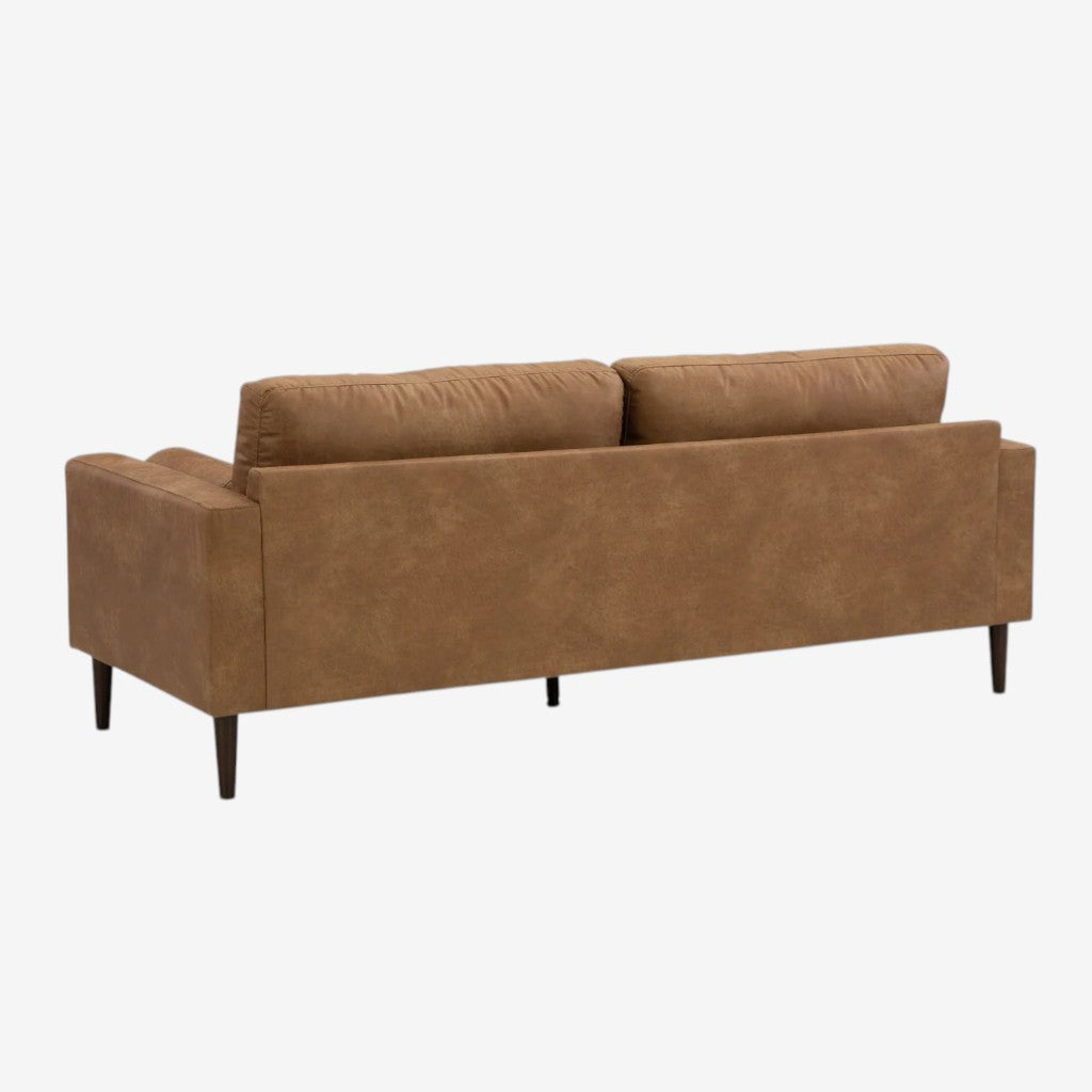 4100238 Telora Stationary Sofa In Leather Upholstery - Caramel | Signature Design By Ashley
