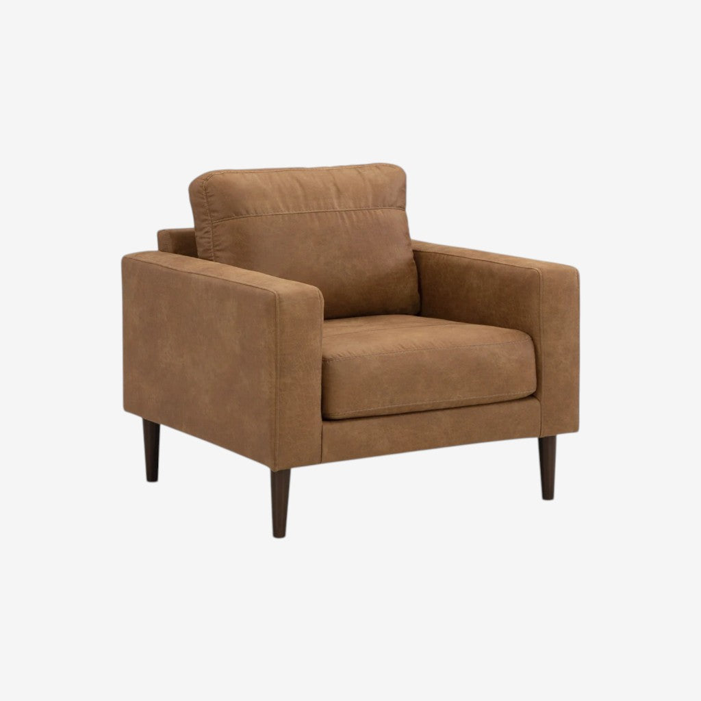 4100220 Telora Armchair In Leather Upholstery - Caramel | Signature Design By Ashley