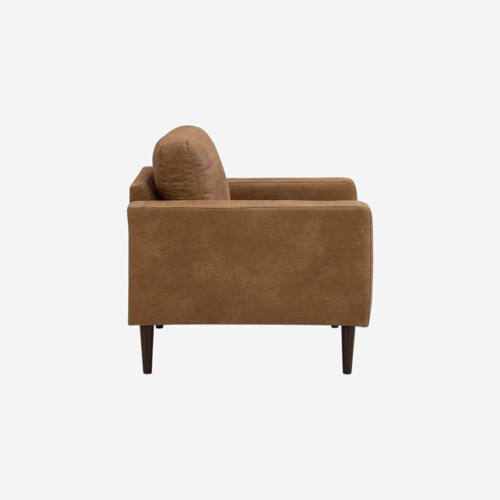 4100220 Telora Armchair In Leather Upholstery - Caramel | Signature Design By Ashley