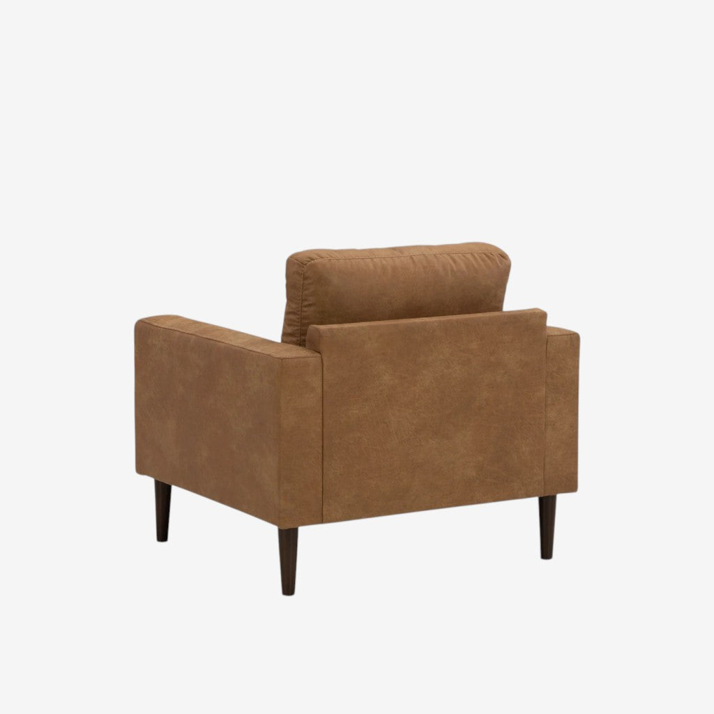 4100220 Telora Armchair In Leather Upholstery - Caramel | Signature Design By Ashley