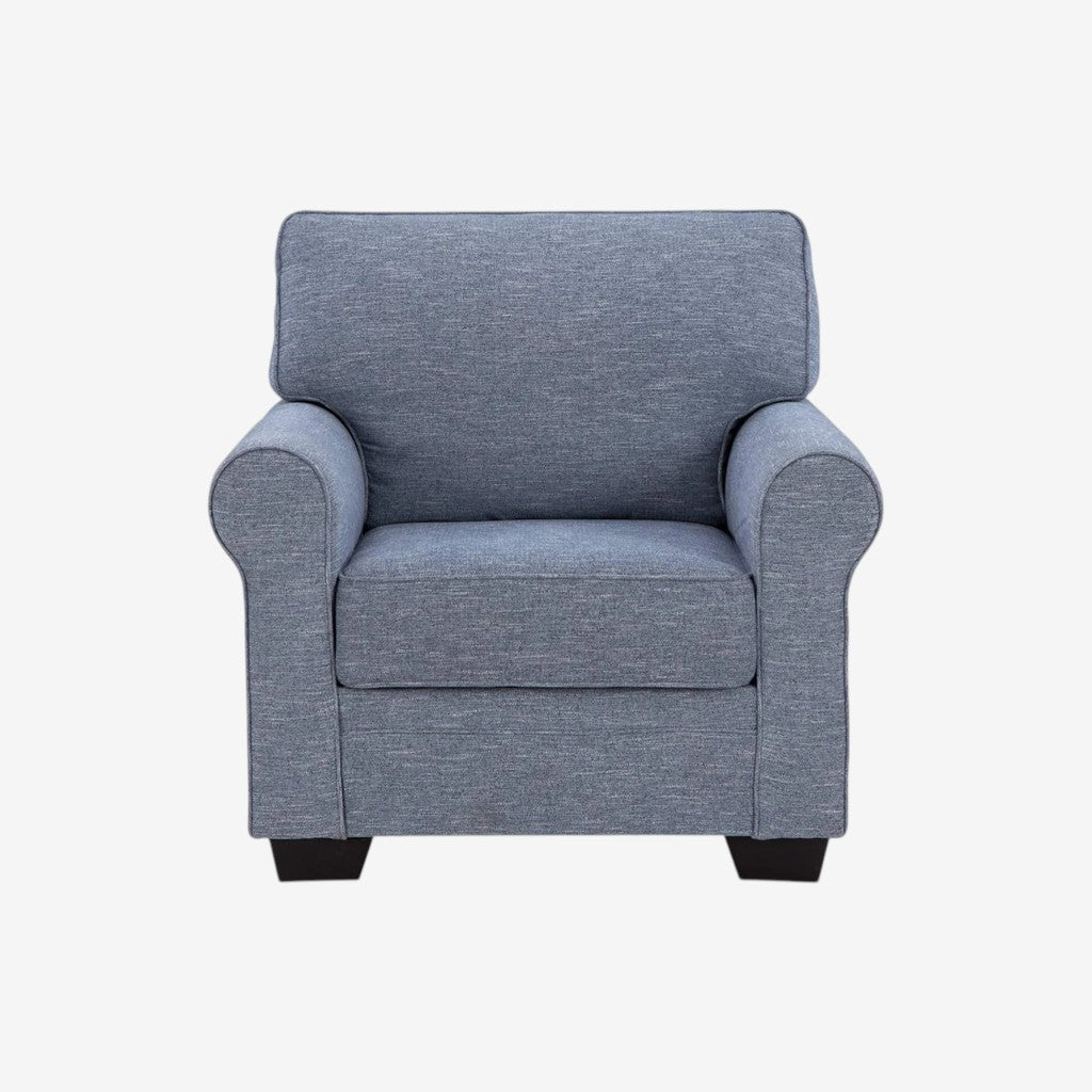 3260420 Carissa Manor Armchair In Fabric Upholstery - Denim | Benchcraft By Ashley