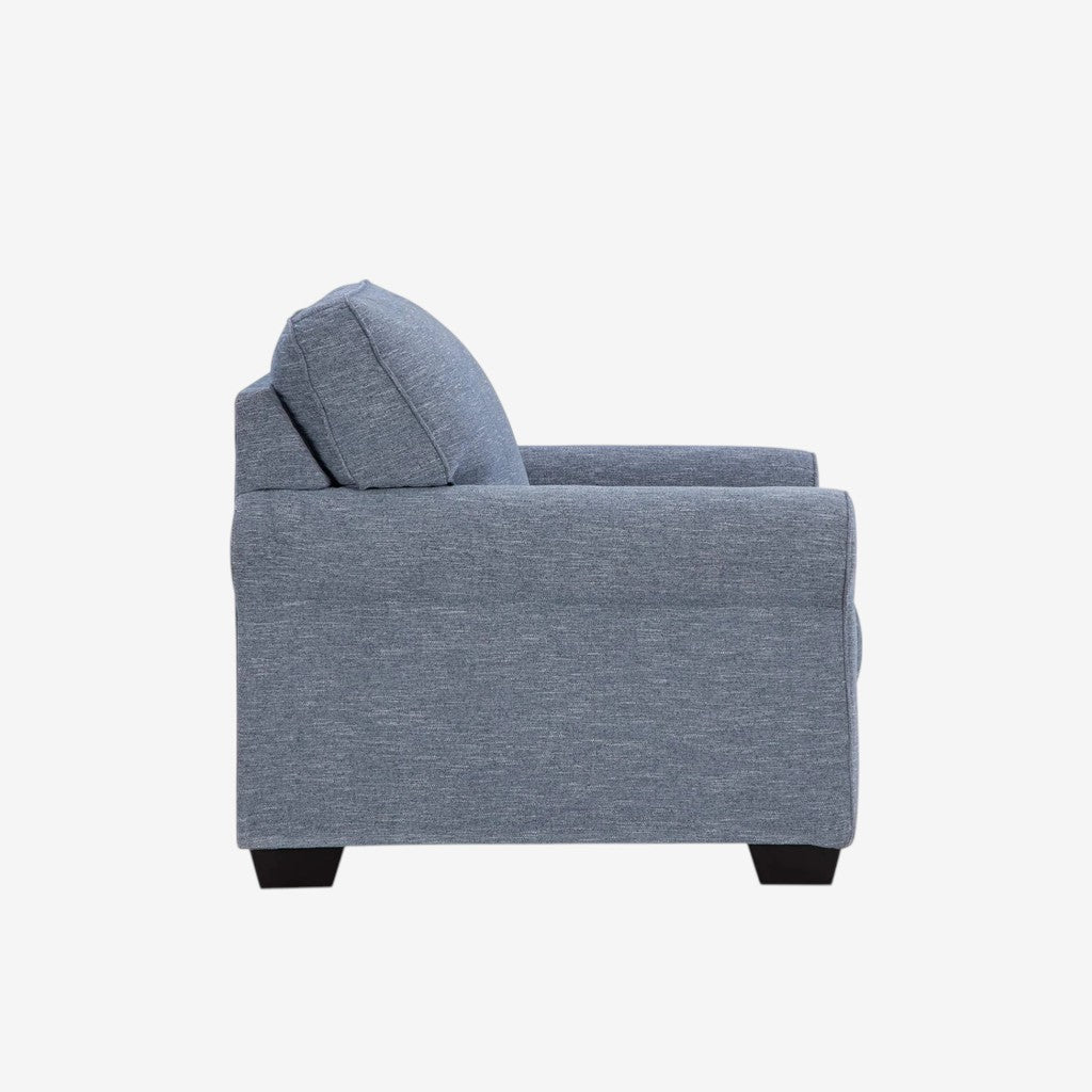 3260420 Carissa Manor Armchair In Fabric Upholstery - Denim | Benchcraft By Ashley
