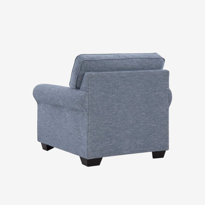 3260420 Carissa Manor Armchair In Fabric Upholstery - Denim | Benchcraft By Ashley