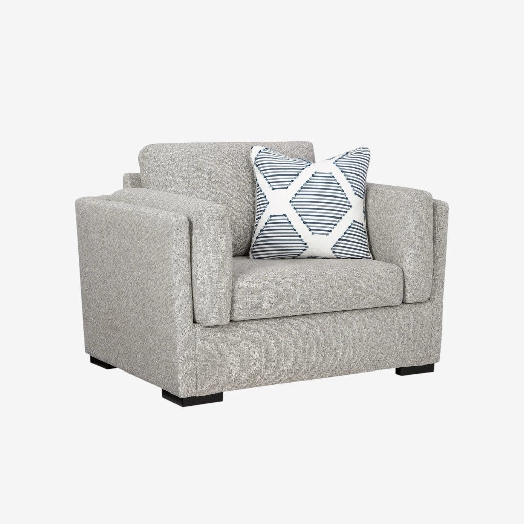 5450323 Evansley Oversized Armchair In Fabric Upholstery - Pewter | Benchcraft By Ashley