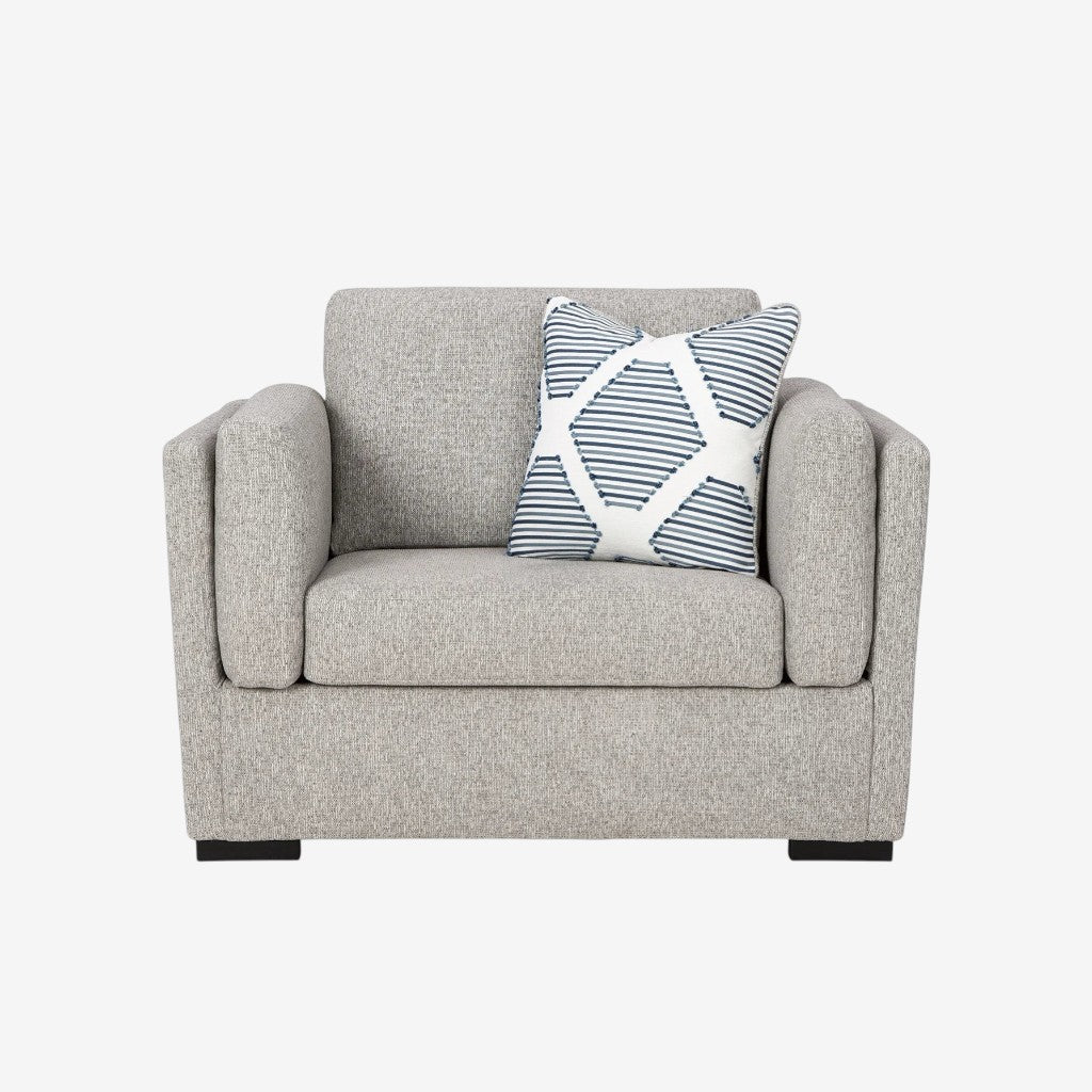 5450323 Evansley Oversized Armchair In Fabric Upholstery - Pewter | Benchcraft By Ashley