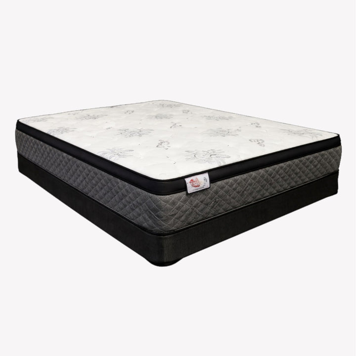 Velvet Rose Medium Firm Mattress | High-density Foam, 2" Euro Top, Coil Spring Support &amp; One-sided Design (In-Store Purchase Only)