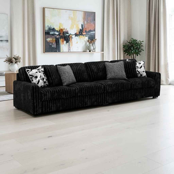 98103S7 Midnight-madness 2-Piece Sectional Sofa In Fabric Upholstery - Onyx | Signature Design By Ashley
