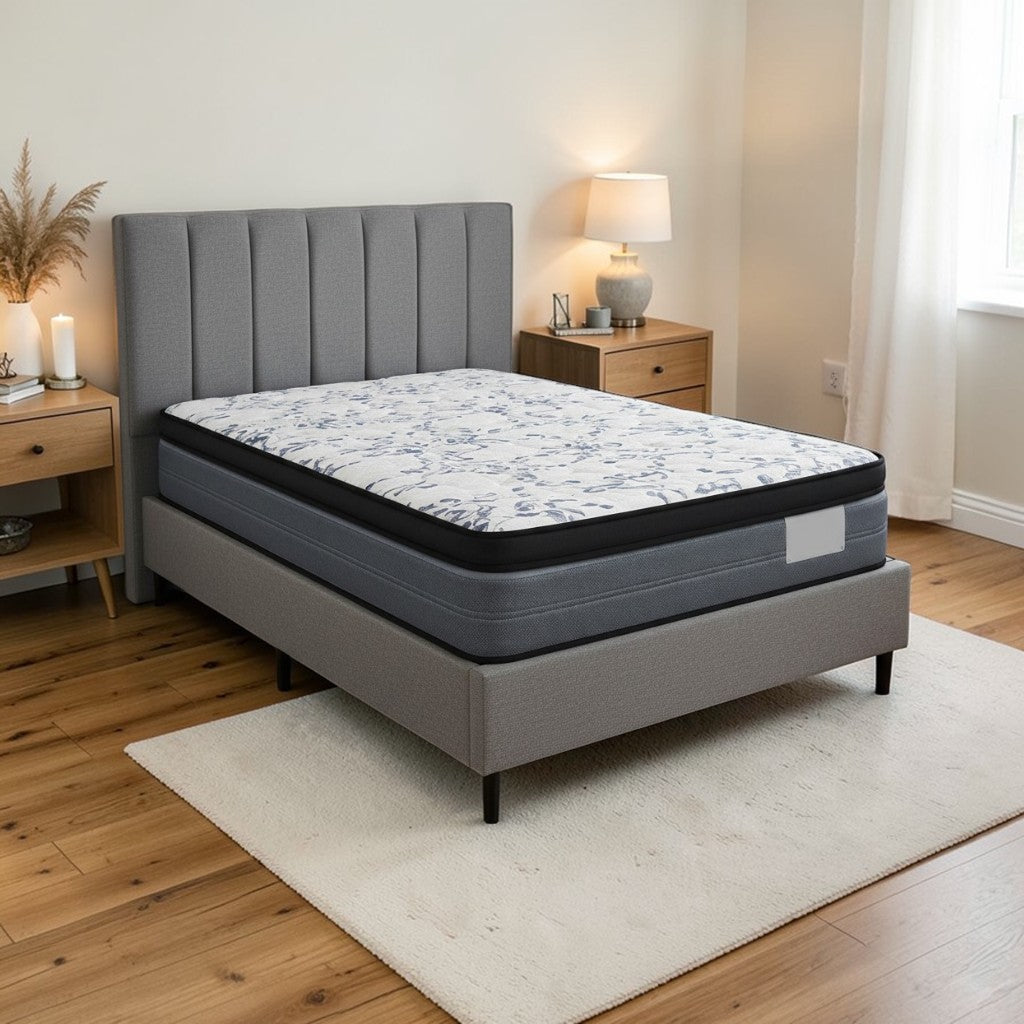 Brick Premium Quality Firm Mattress | High Density Foam, 2" Pillowtop &amp; Reversible Design