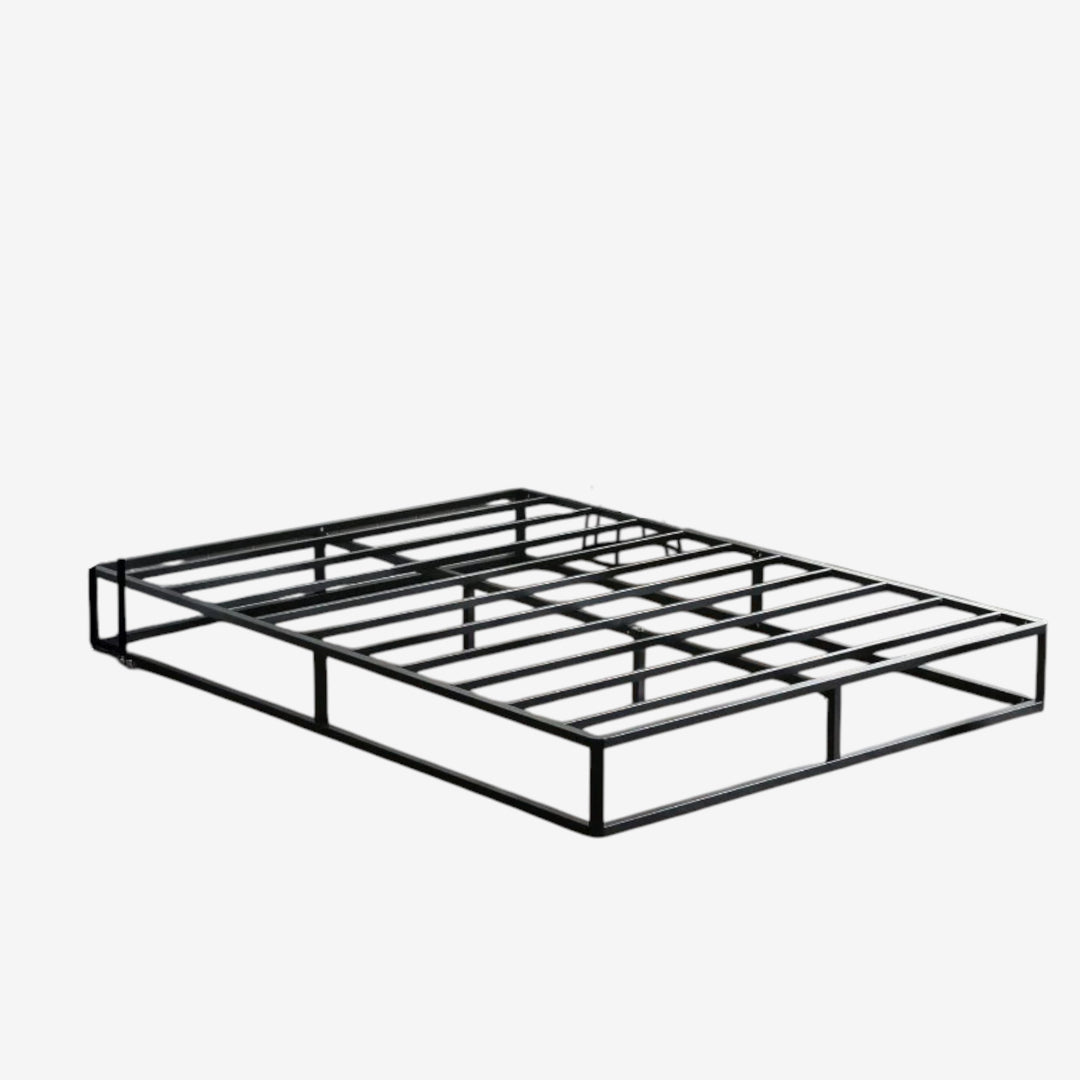 Orvex Metallic Platform Bed Frame With Anti-Slip Support - Black | In-Store Purchase Only