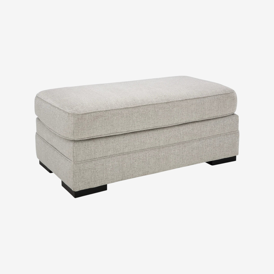 5660314 Eastonbridge Accent Ottoman In Fabric Upholstery - Shadow | Benchcraft By Ashley