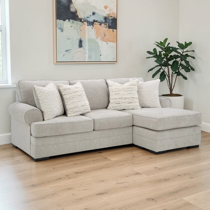 5660318 Eastonbridge Reversible Sofa Chaise In Fabric Upholstery - Shadow | Benchcraft By Ashley