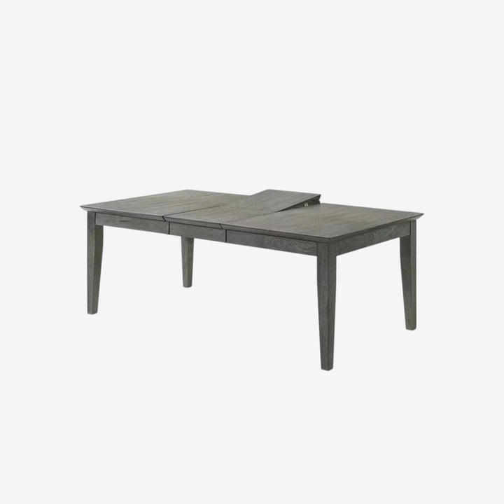 Marvin Wooden Dining Table Set For 6 With Extendable Table - Grey