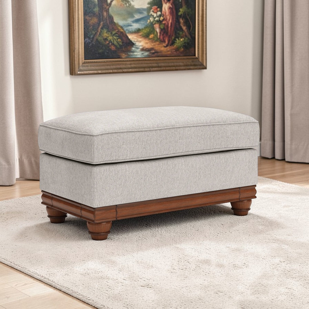 PC5680314 Clearbrooke Accent Ottoman In Fabric Upholstery - Sandstone | Signature Design By Ashley