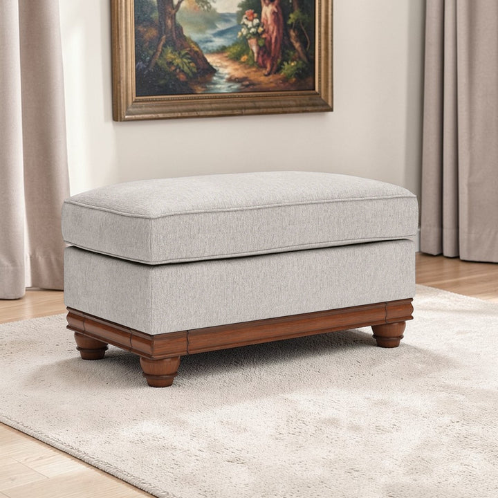 PC5680314 Clearbrooke Accent Ottoman In Fabric Upholstery - Sandstone | Signature Design By Ashley