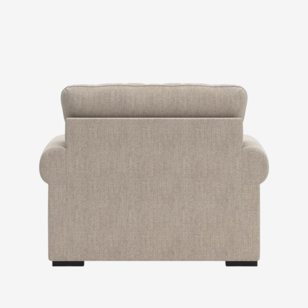 5710223 Sararose Oversized Armchair In Fabric Upholstery - Heather | Benchcraft By Ashley
