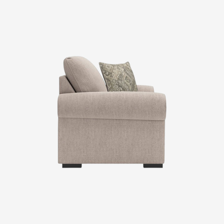5710223 Sararose Oversized Armchair In Fabric Upholstery - Heather | Benchcraft By Ashley