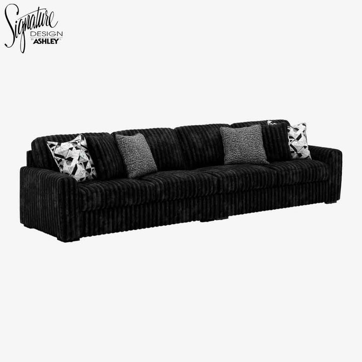98103S7 Midnight-madness 2-Piece Sectional Sofa In Fabric Upholstery - Onyx | Signature Design By Ashley